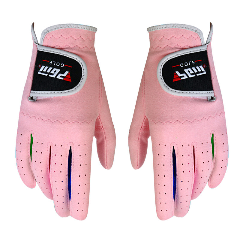 PGM兒童高爾夫手套 粉色款，16號，運動場館服務新選擇